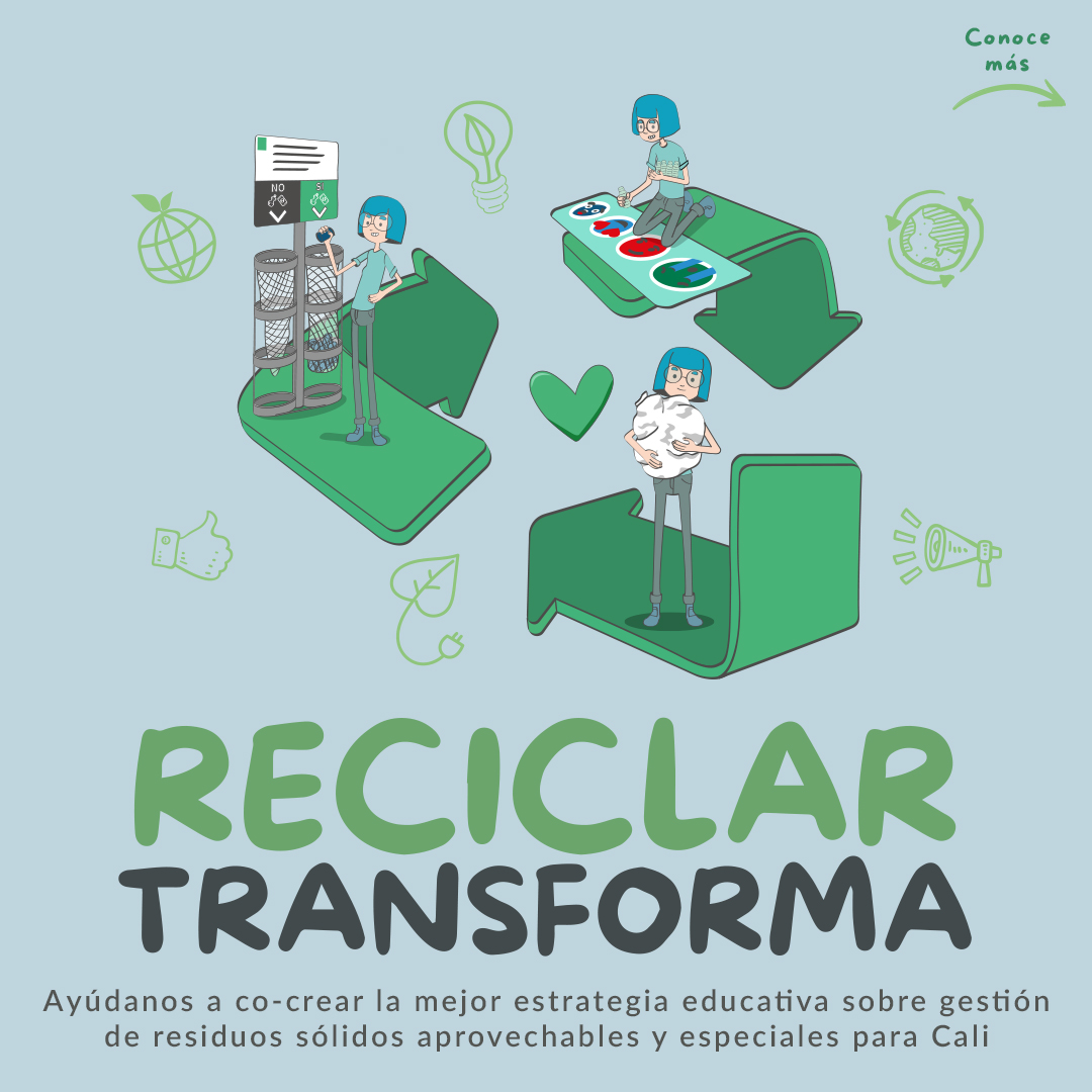 Invitación Líderes Comunitarios y Cadena del Reciclaje: Talleres Creativos para la Gestión de Residuos Sólidos en Cali 2024-2027